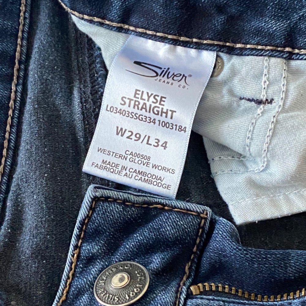 Silver Jeans Elyse Straight - Picture 4 of 4